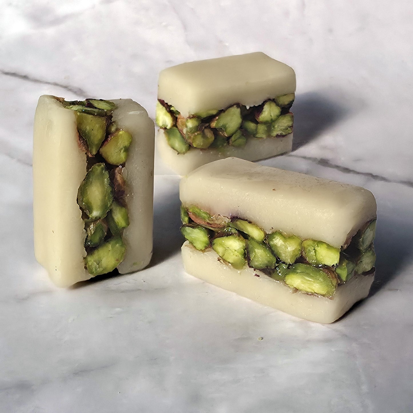 Premium Almond Marzipan with Extra Pistachio Center, 1 lb