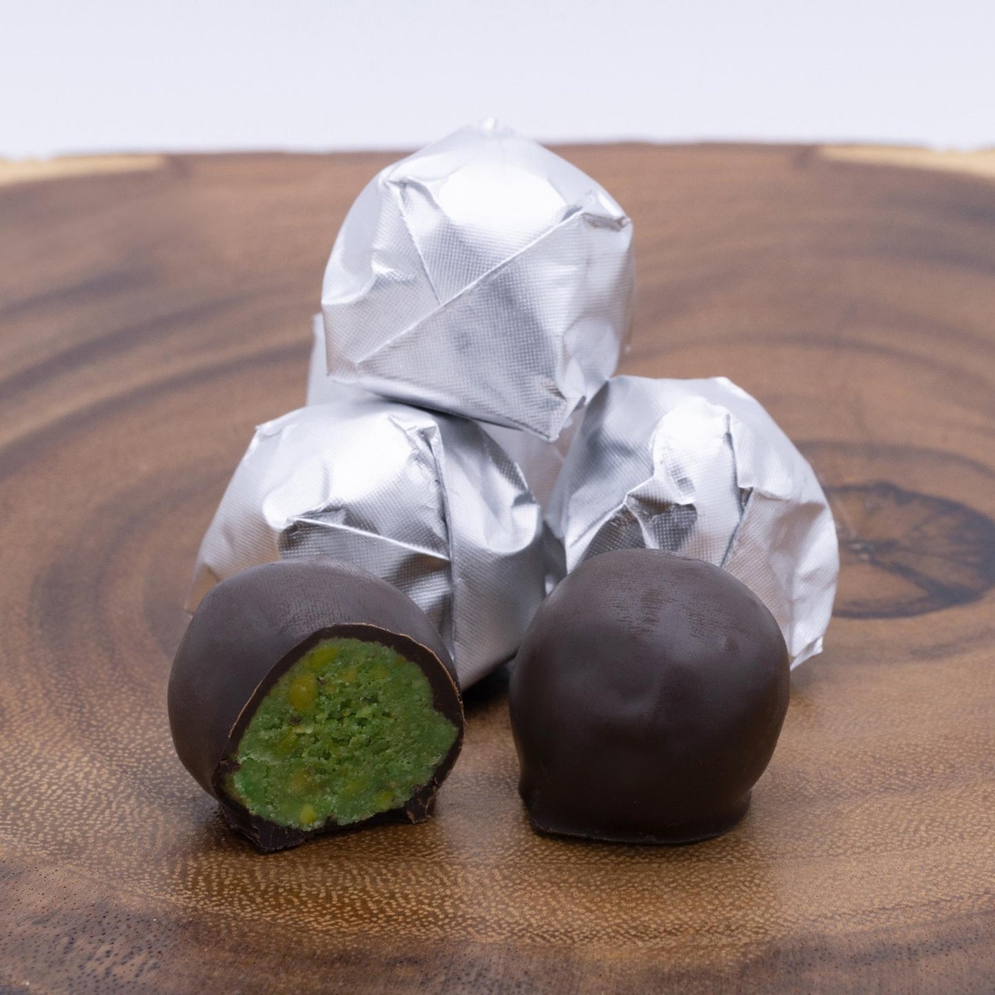 Pistachio Dough - Dark Chocolate, 0.5 lb.