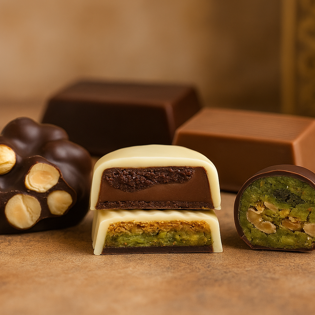 TAWDI Artisan Chocolate Confections – Pistachio Marzipan, Stuffed Dates, Handmade Treats