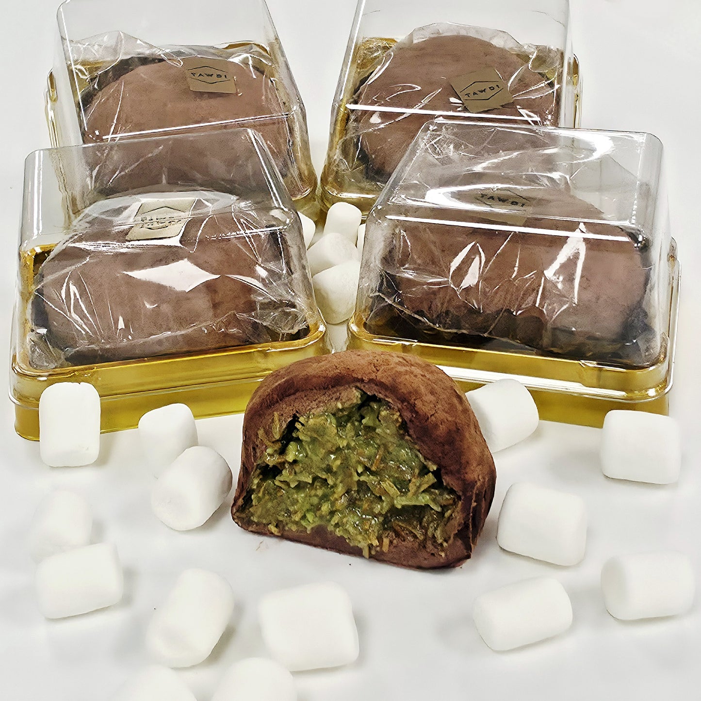 Dubai Chocolate Chewy Cookie (Dujjonku) – Pistachio & Crunchy Kataifi