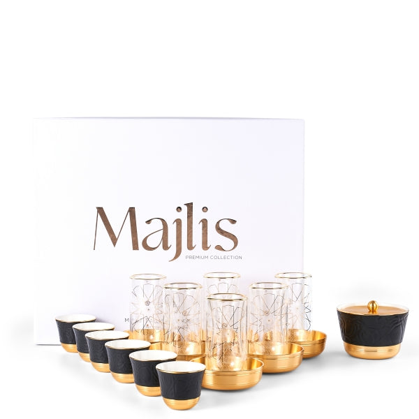 Majlis -  Luxurios Tea Set, Set Of 19