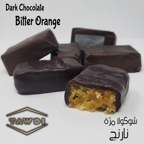 TAWDI - 0.5lb Bitter Orange Chocolate (Nareng) - Dark Chocolate