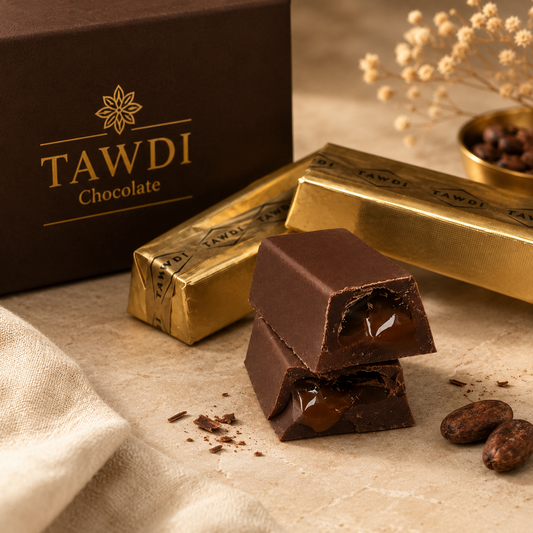 TAWDI Milk Chocolate Caramel Piece, 0.5 lb – handcrafted artisan caramel chocolate, Anaheim CA