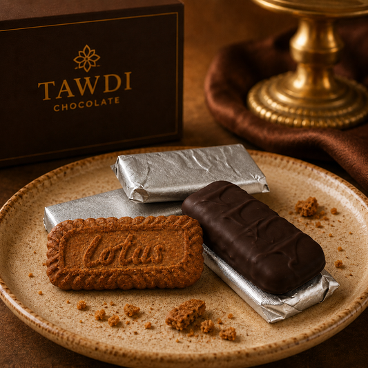 TAWDI Dark Chocolate–Covered Lotus Biscoff – handcrafted chocolate dipped cookies, Anaheim CA
