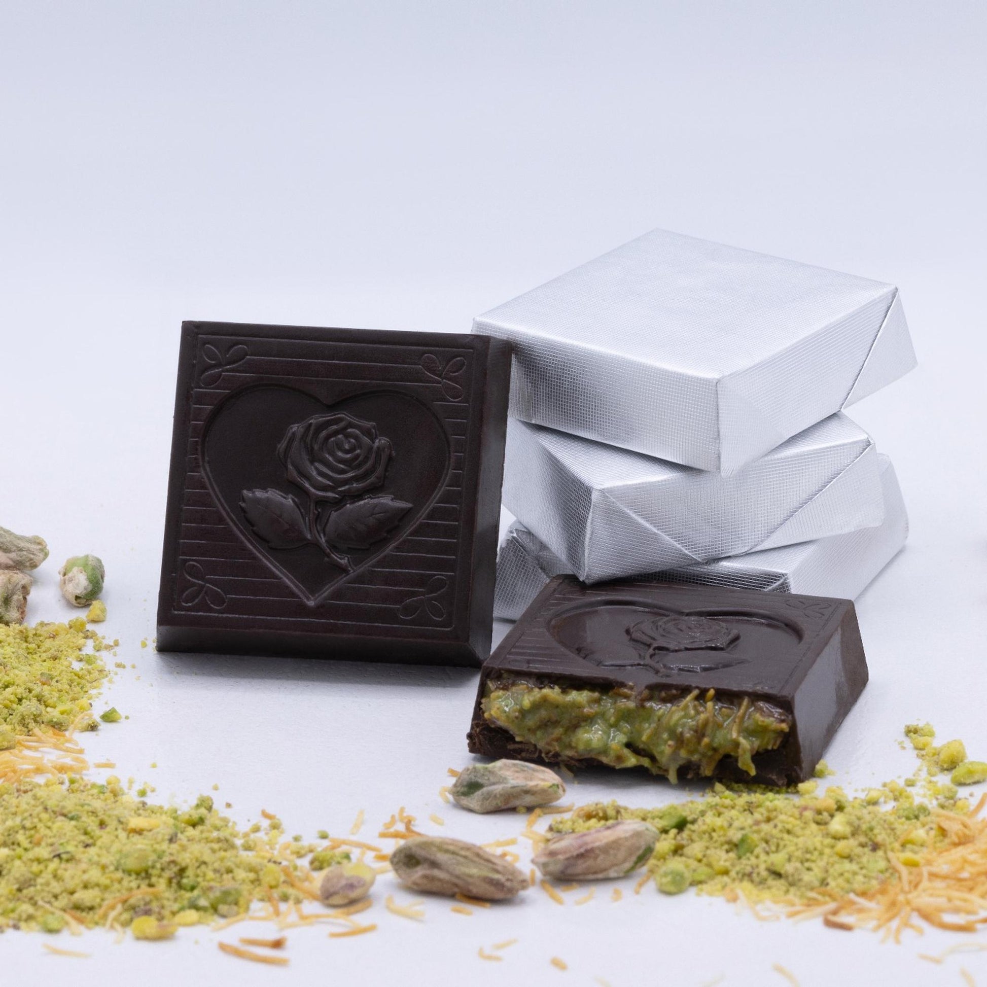 Dubai Chocolate – Bitter Dark Pistachio Kunafeh