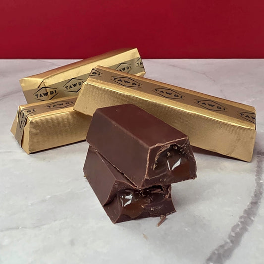 Milk Chocolate Caramel Piece – Milk Chocolate, 0.5 lb.